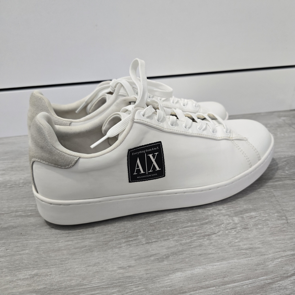 Giorgio Armani White Sustainable Men's Sneakers US Size 11 - Picture 4 of 14